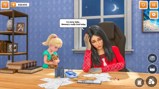 Jogo Virtual Solteira mamãe 3D 5