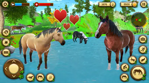 Jogos de cavalo selvagens 3d 2