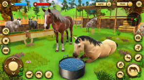 Jogos de cavalo selvagens 3d screenshot