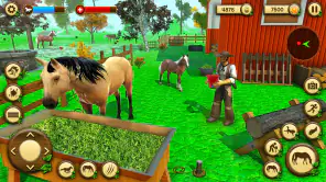 Jogos de cavalo selvagens 3d screenshot