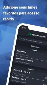 Jogos de hoje na TV screenshot