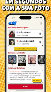 KAI: Criador de Quadrinhos AI screenshot