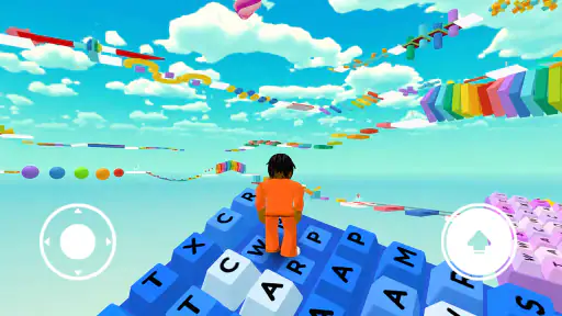Keyboard Obby: ASMR Speed Run 4