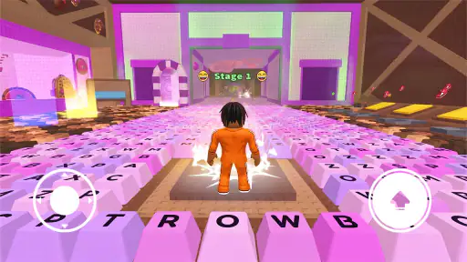 Keyboard Obby: ASMR Speed Run 7