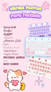 Keyboard Themes: Emoji Fonts screenshot