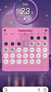 Lady Pill Widgets screenshot