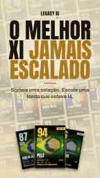 Legacy XI: Figurinhas e Draft 1