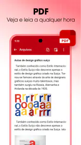 Leitor de documentos: PDF, DOC screenshot