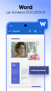 Leitor de documentos: PDF, DOC screenshot