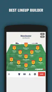 LINEUP11: Escalação de futebol screenshot