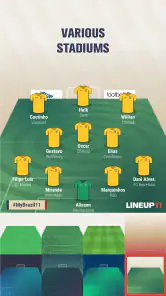 LINEUP11: Escalação de futebol screenshot