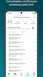 ListaPresentes screenshot