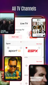 Live TV: Movies and TV Shows screenshot