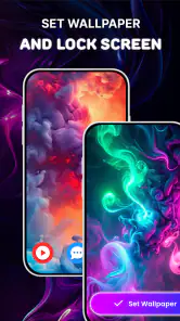 Live Wallpaper 4K: Magic Fluid screenshot
