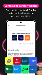 Livelo: juntar e trocar pontos screenshot