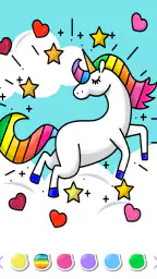 Livro de Colorir de Unicórnio 2