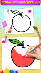 Livro de colorir frutas screenshot