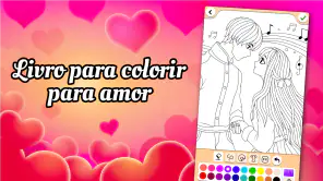 Livro Valentim para colorir screenshot