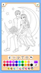 Livro Valentim para colorir screenshot
