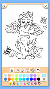 Livro Valentim para colorir screenshot