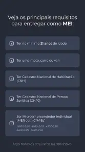 Loggi para entregador screenshot