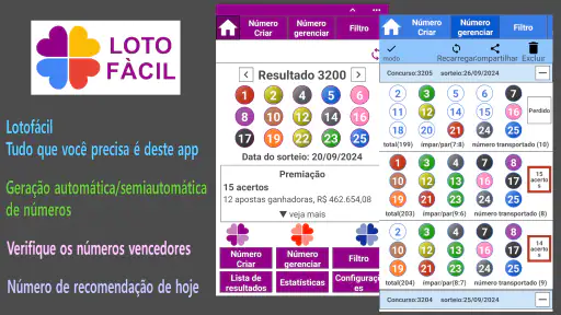 Lotofácil (Gerador de números) 1
