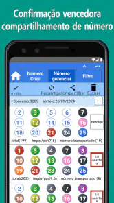 Lotofácil (Gerador de números) screenshot
