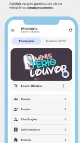 LouveApp - Ministérios screenshot