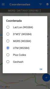Mapa de Coordenadas GPS screenshot
