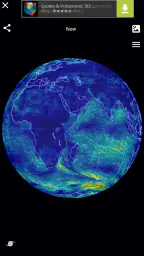 Mapa de vento Furacão Tracking 5