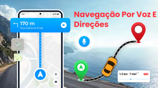 Mapa GPS - Navegação por voz 1