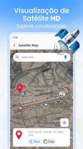 Mapas de Satélite GPS ao Vivo screenshot