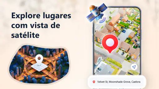 Mapas GPS: vista de satélite 8