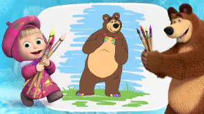 Masha e o Urso. Jogo Educativo screenshot