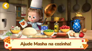 Masha e o Urso: Jogos de Pizza screenshot