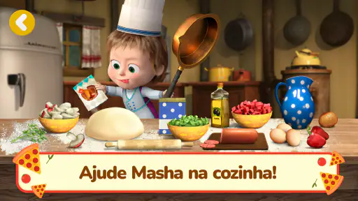 Masha e o Urso: Jogos de Pizza 1
