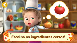 Masha e o Urso: Jogos de Pizza screenshot