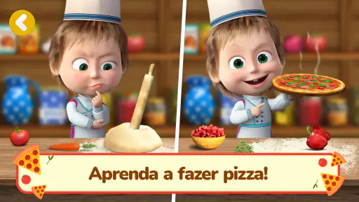 Masha e o Urso: Jogos de Pizza 3