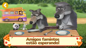 Masha e o Urso: Jogos de Pizza screenshot