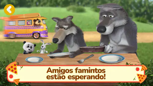 Masha e o Urso: Jogos de Pizza 5