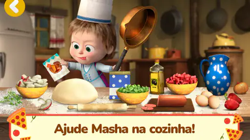 Masha e o Urso: Jogos de Pizza 7