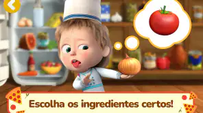 Masha e o Urso: Jogos de Pizza screenshot
