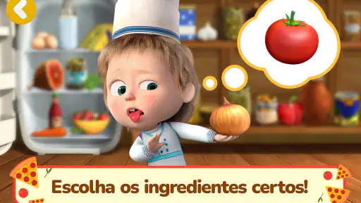 Masha e o Urso: Jogos de Pizza 8