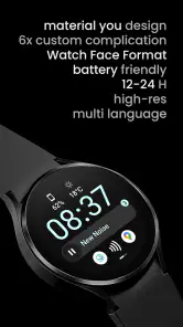 Material 3: Watch face screenshot