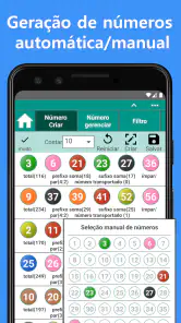 MEGA-SENA (Gerador de números) screenshot