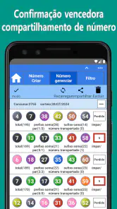 MEGA-SENA (Gerador de números) screenshot