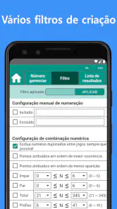 MEGA-SENA (Gerador de números) screenshot