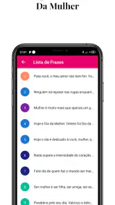 Mensagem Para o Dia Da Mulher screenshot