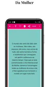 Mensagem Para o Dia Da Mulher screenshot