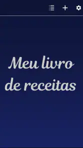 Meu livro de receitas screenshot